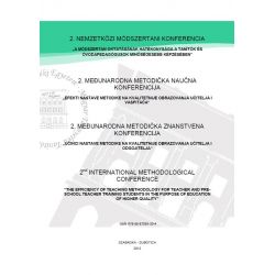 [2013] The efficiency of teaching methodology for teacher and preschool teacher training students in the purpose of edukation of higher quality : abstracts