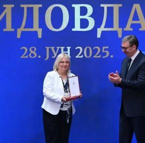 Állami kitüntetés dr. Pintér Krekić Valéria dékán asszonynak