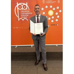 Prof. dr. Halasi Szabolcs OTDK70 elismerésben részesült - 2025.09.29.